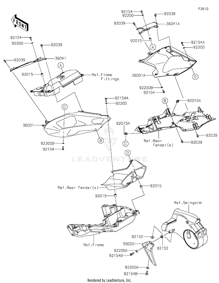 Side Covers/Chain Cover Schematic