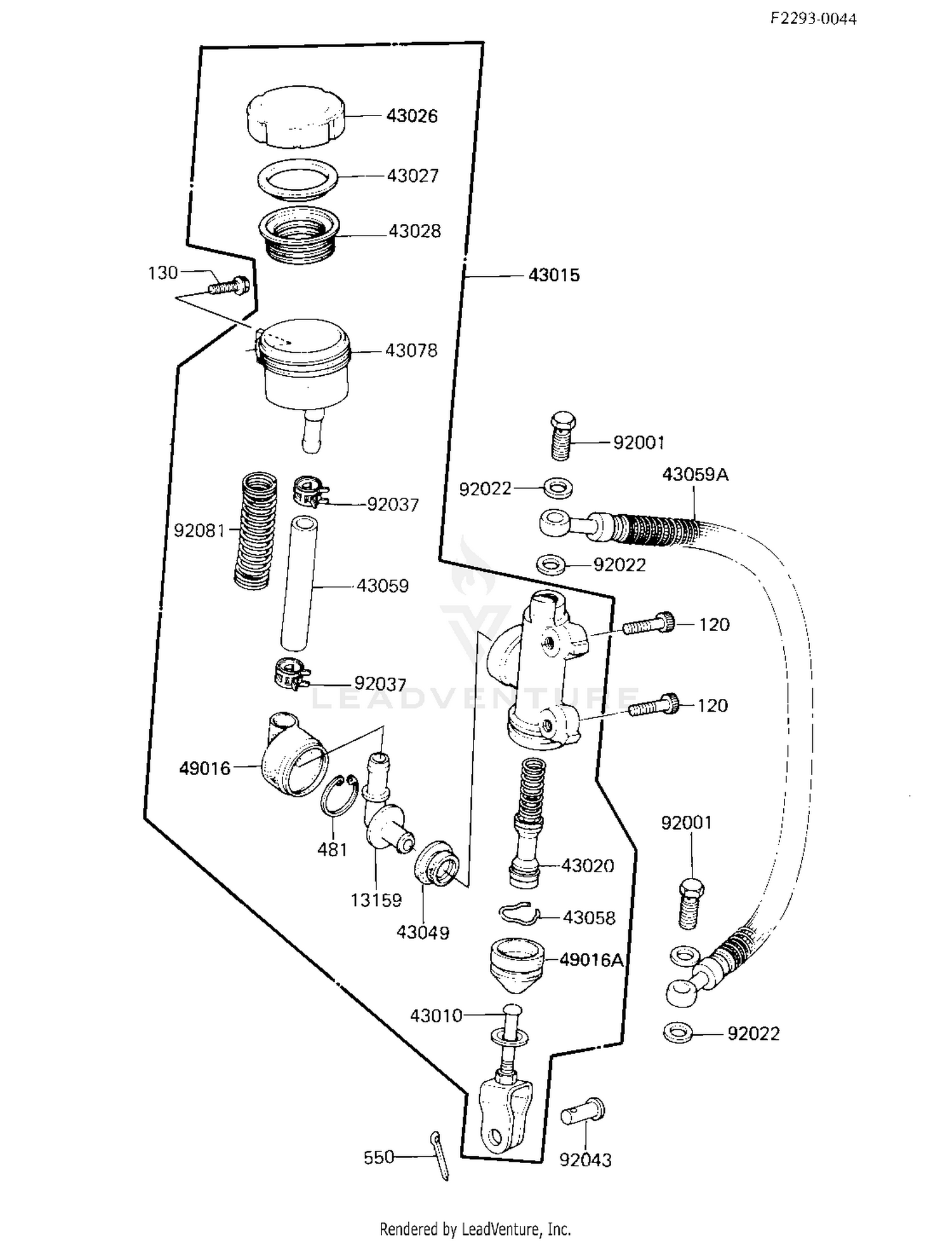 REAR MASTER CYLINDER