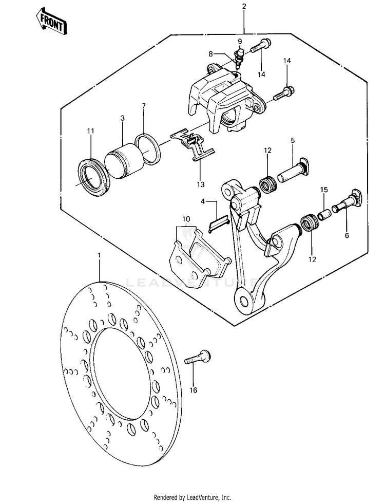 Rear Brake Schematic