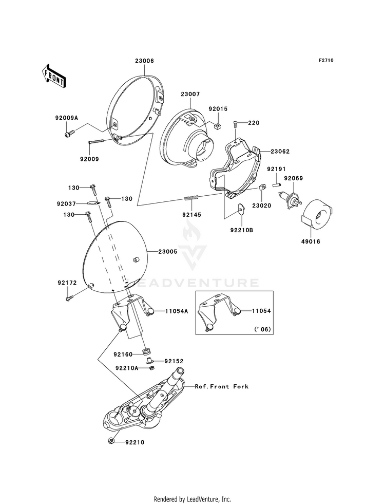 Headlight(S)(B6f-B8f) Schematic