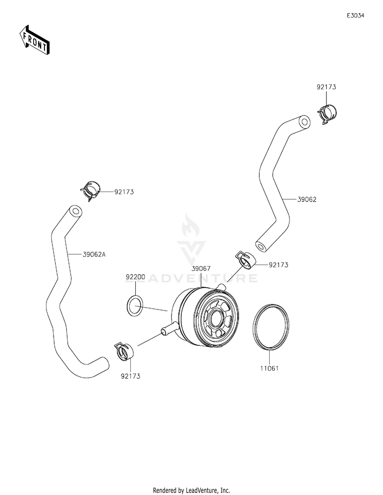 Oil Cooler Schematic