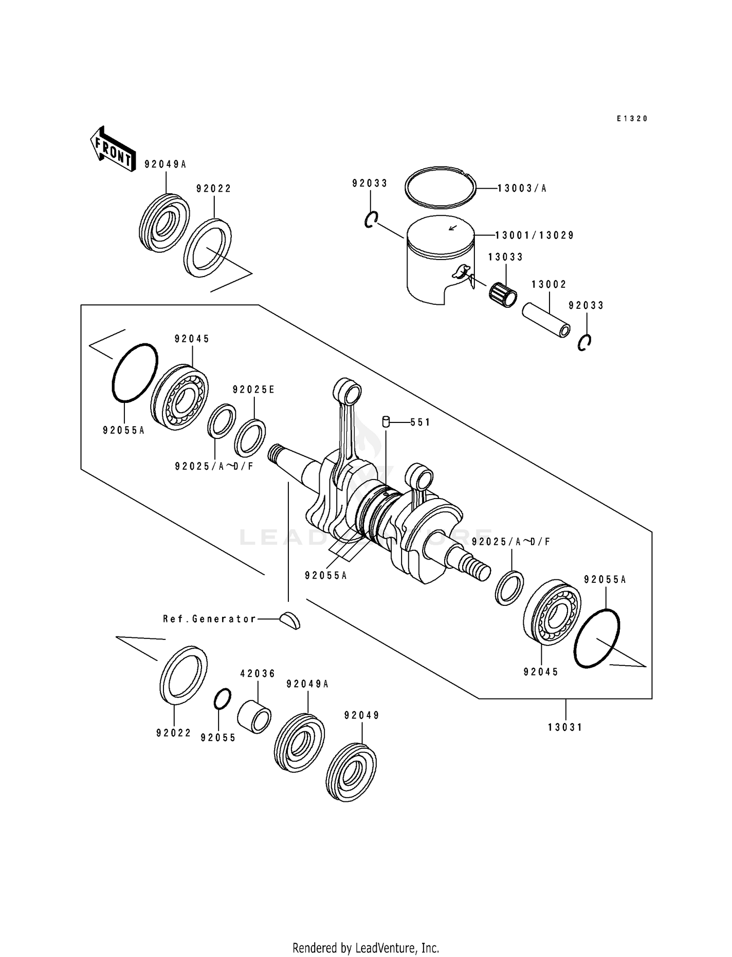 CRANKSHAFT/PISTON