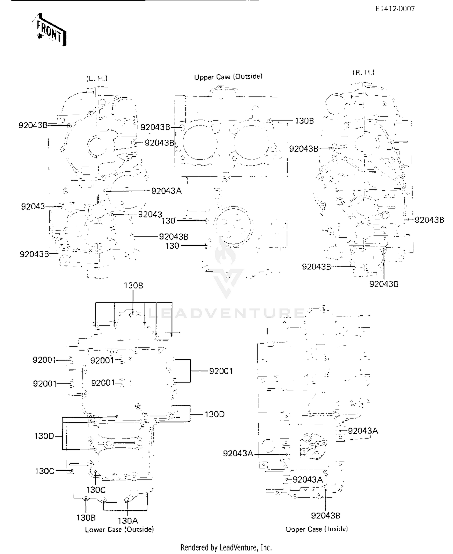 CRANKCASE BOLT PATTERN