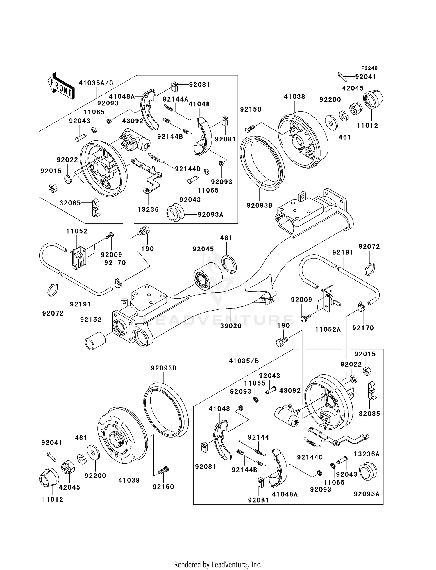 REAR HUBS/BRAKES
