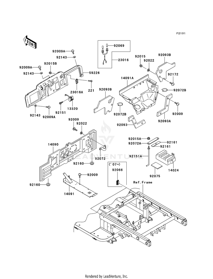 Frame Fittings Schematic