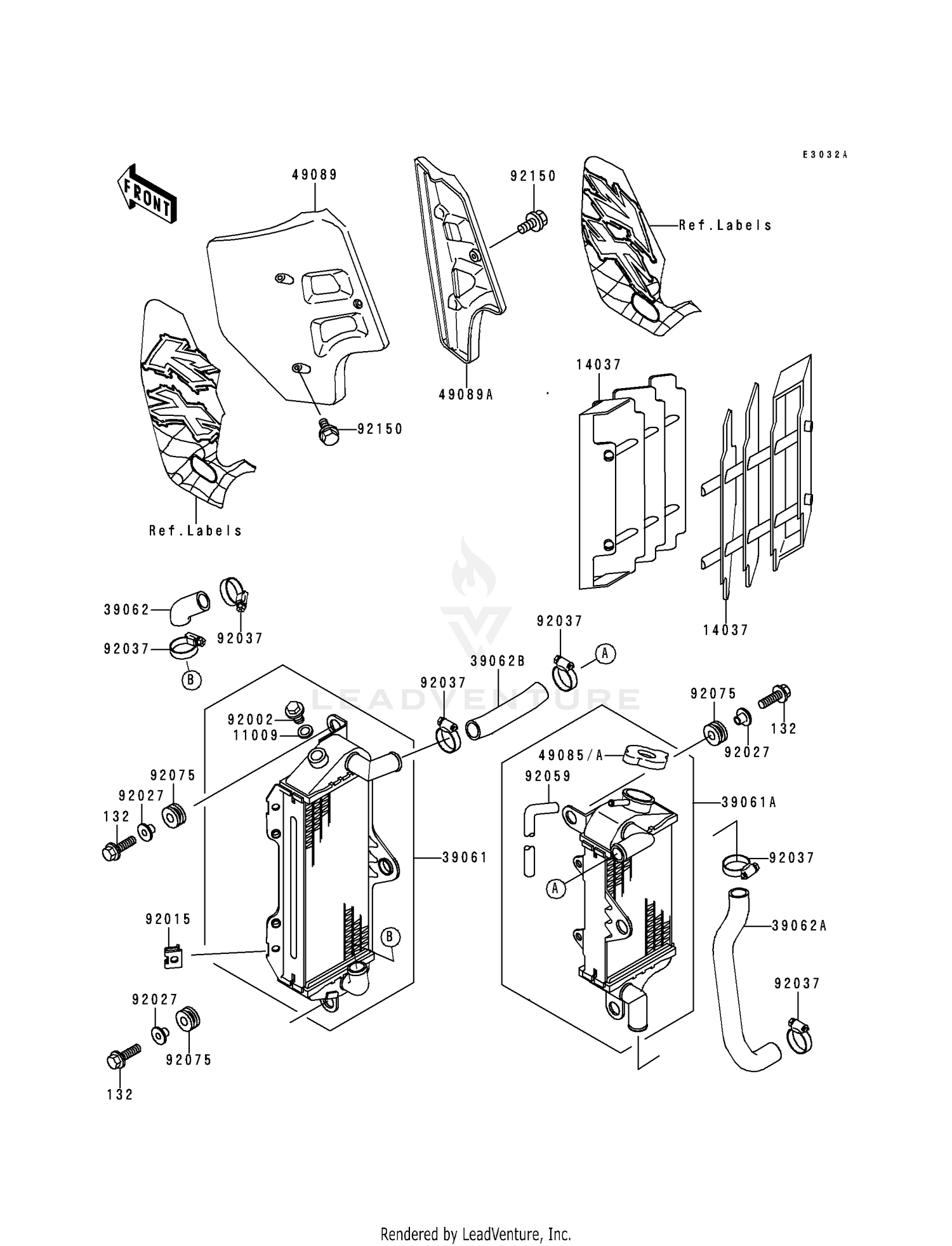 RADIATOR (KX500-E8)