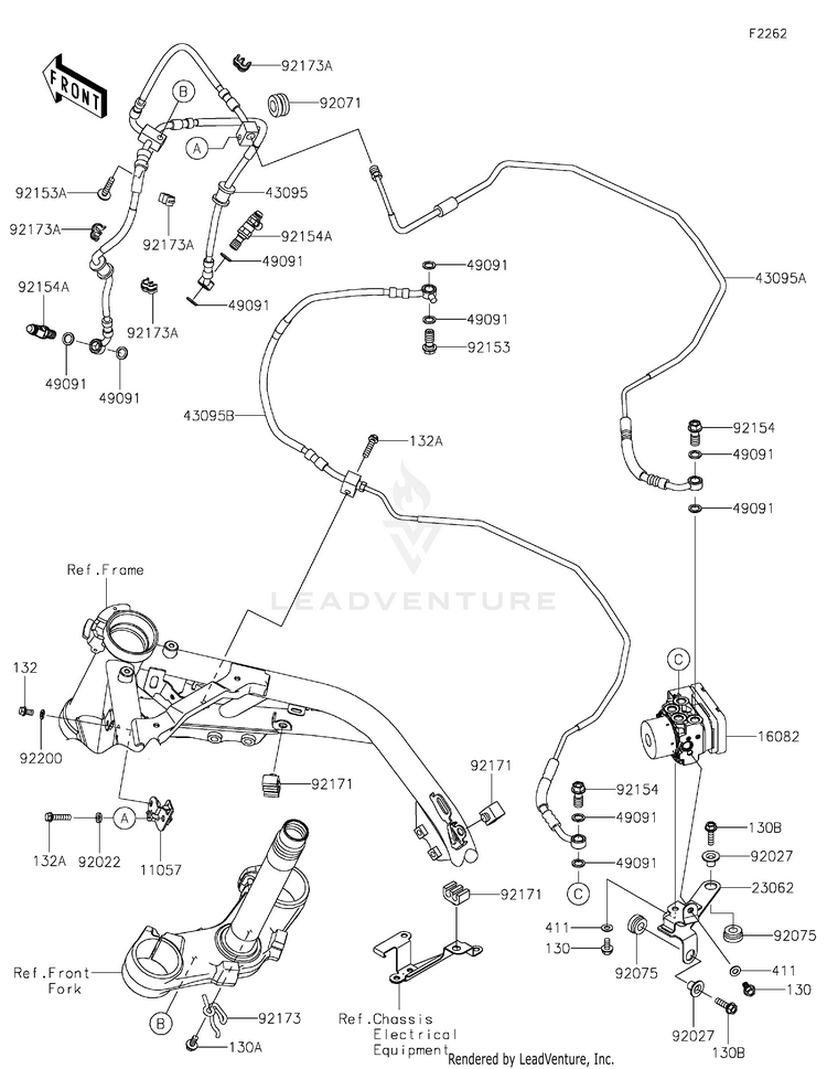 Brake Piping Schematic