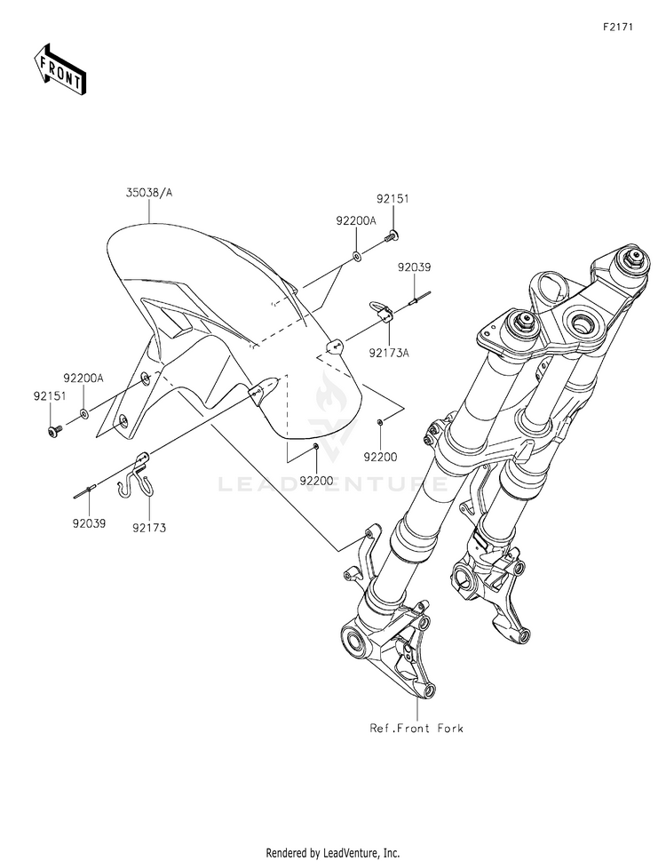 Front Fender(S) Schematic