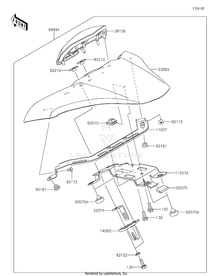 Accessory(Pillion Seat Cover) Schematic