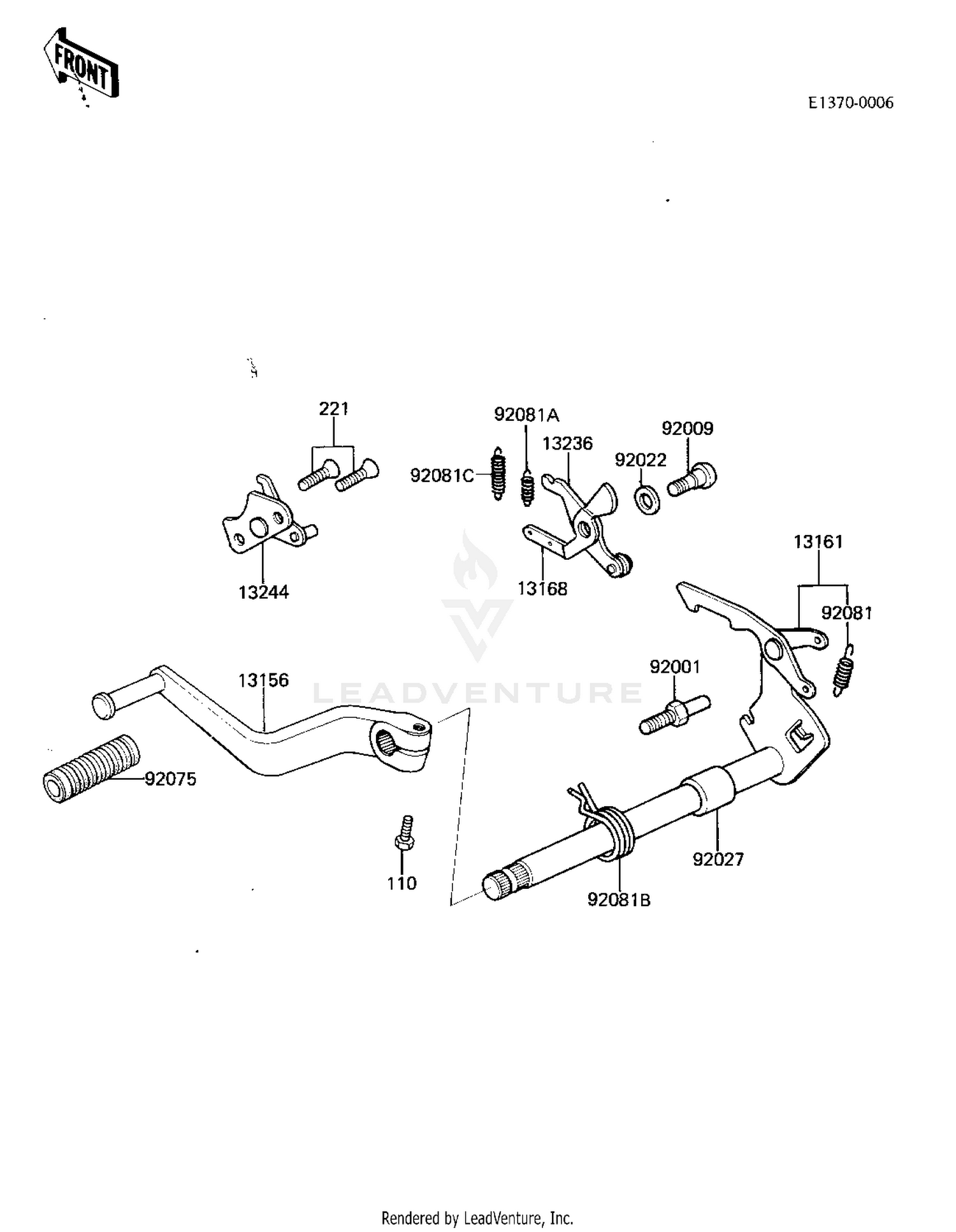 GEAR CHANGE MECHANISM ('81 A7)