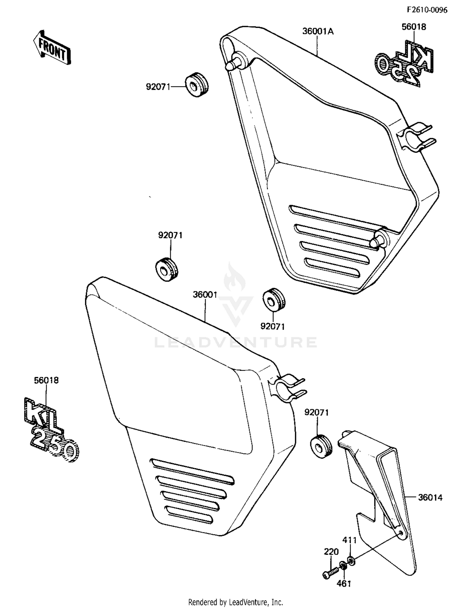 SIDE COVERS/CHAIN COVER