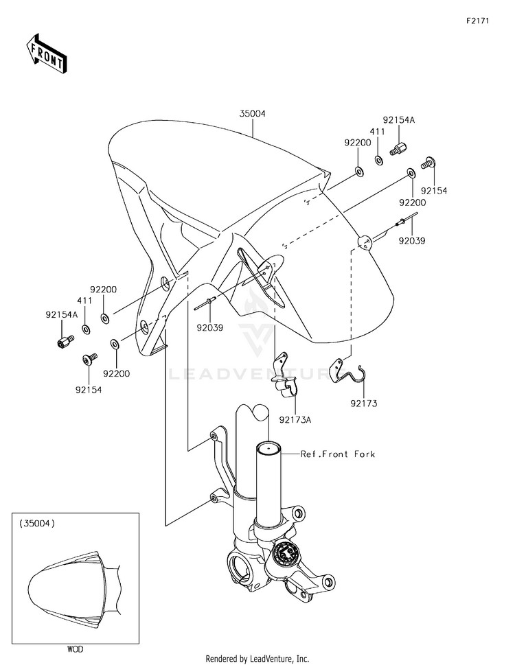 Front Fender(S) Schematic