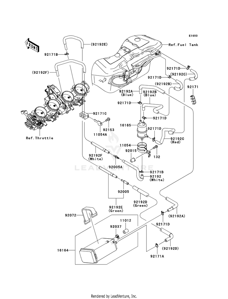 Fuel Evaporative System (Ca) Schematic
