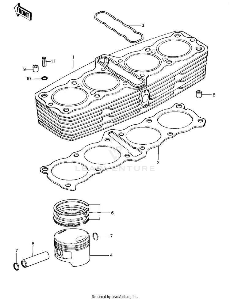 Cylinder/Piston Schematic