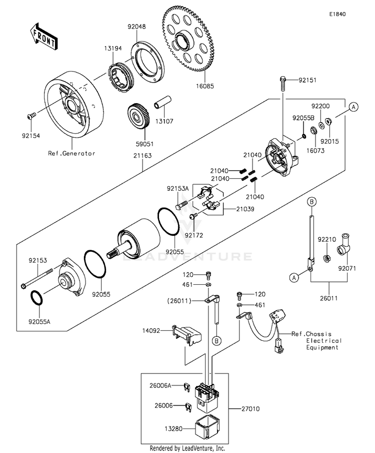 Starter Motor Schematic
