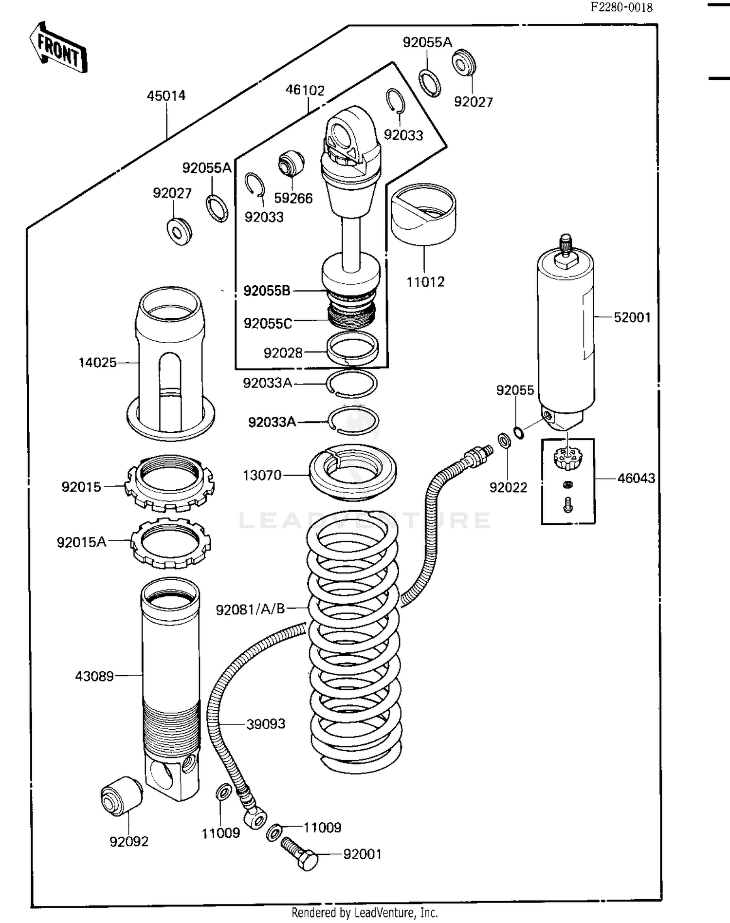 SHOCK ABSORBER ('84 A2)