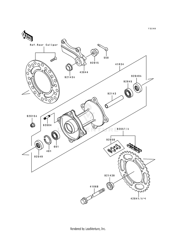 Rear Hub Schematic