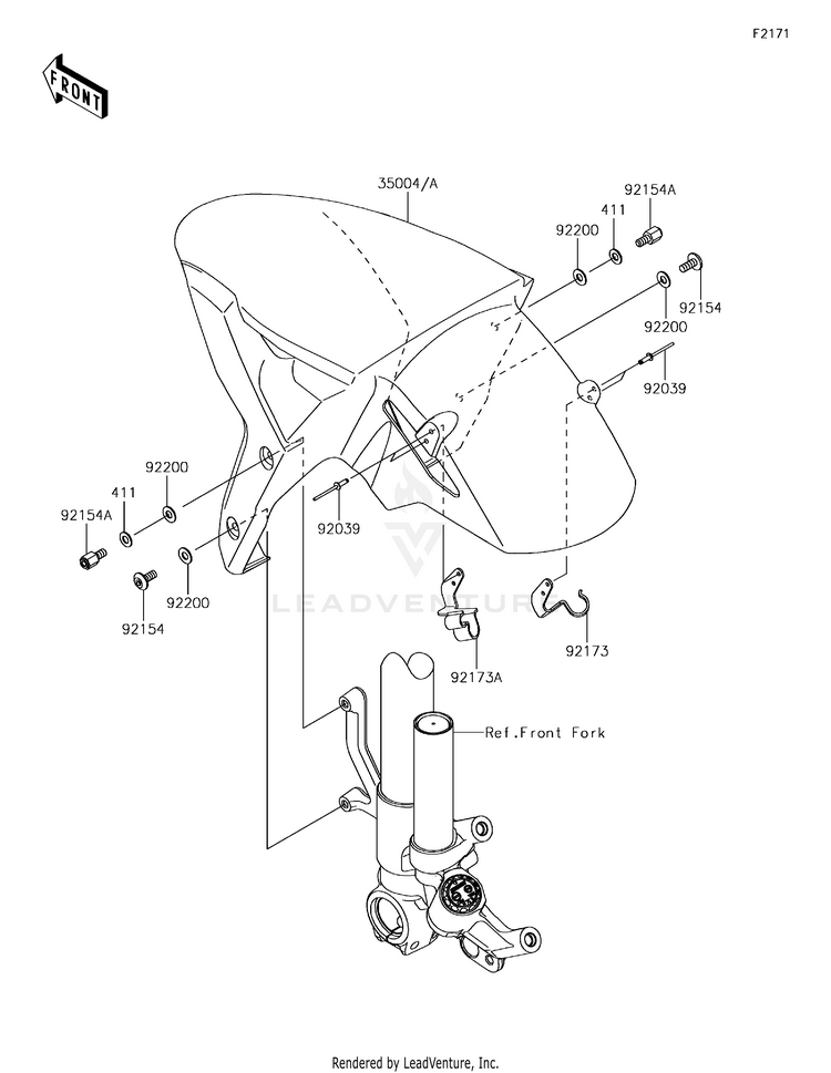 Front Fender(S) Schematic