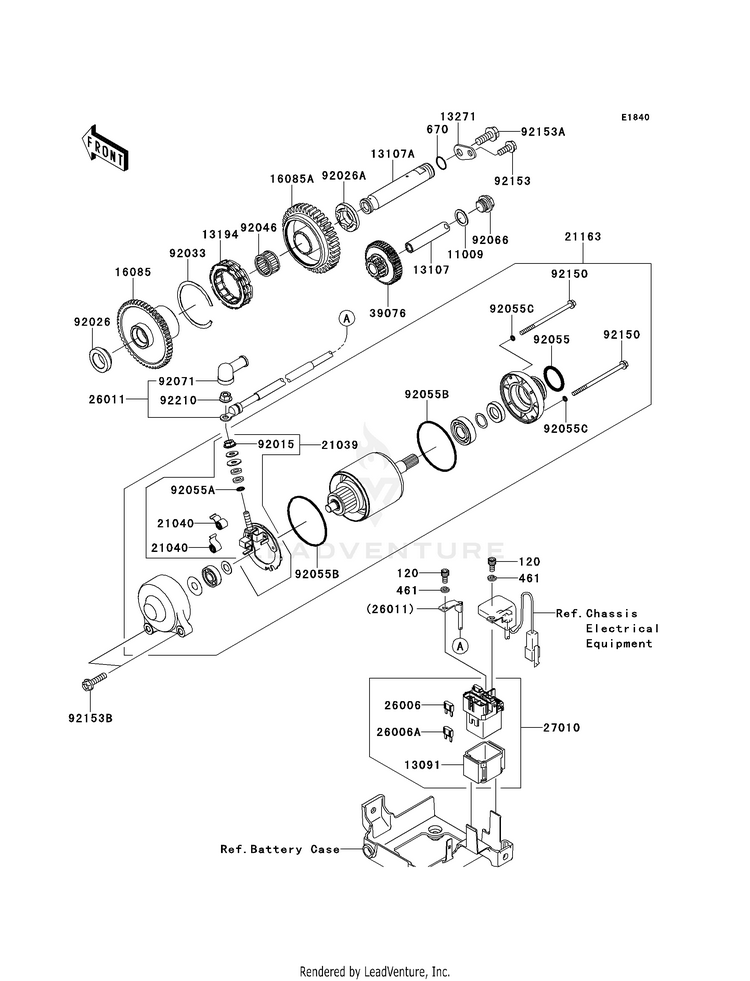 Starter Motor Schematic