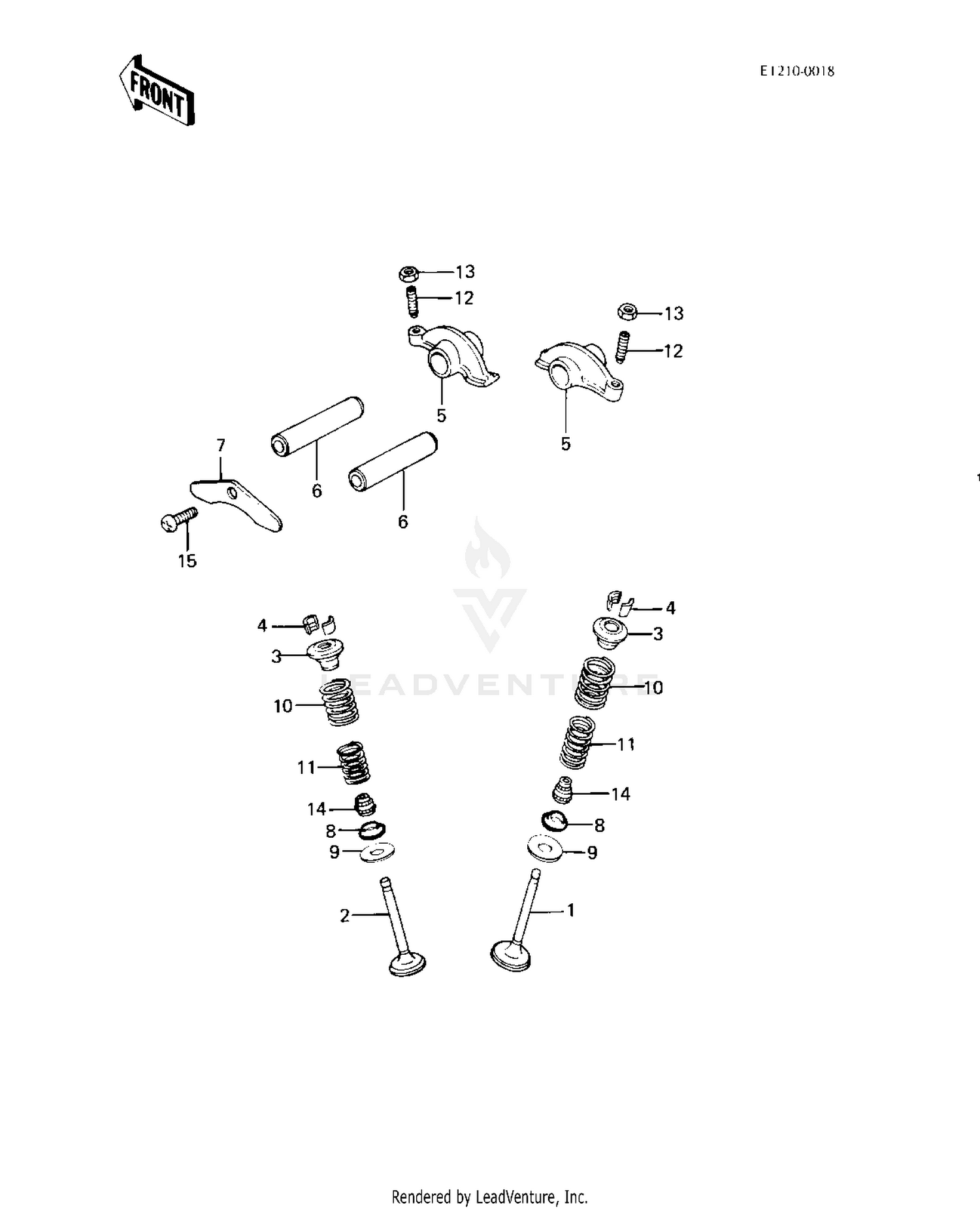 ROCKER ARMS/VALVES ('83 C1)