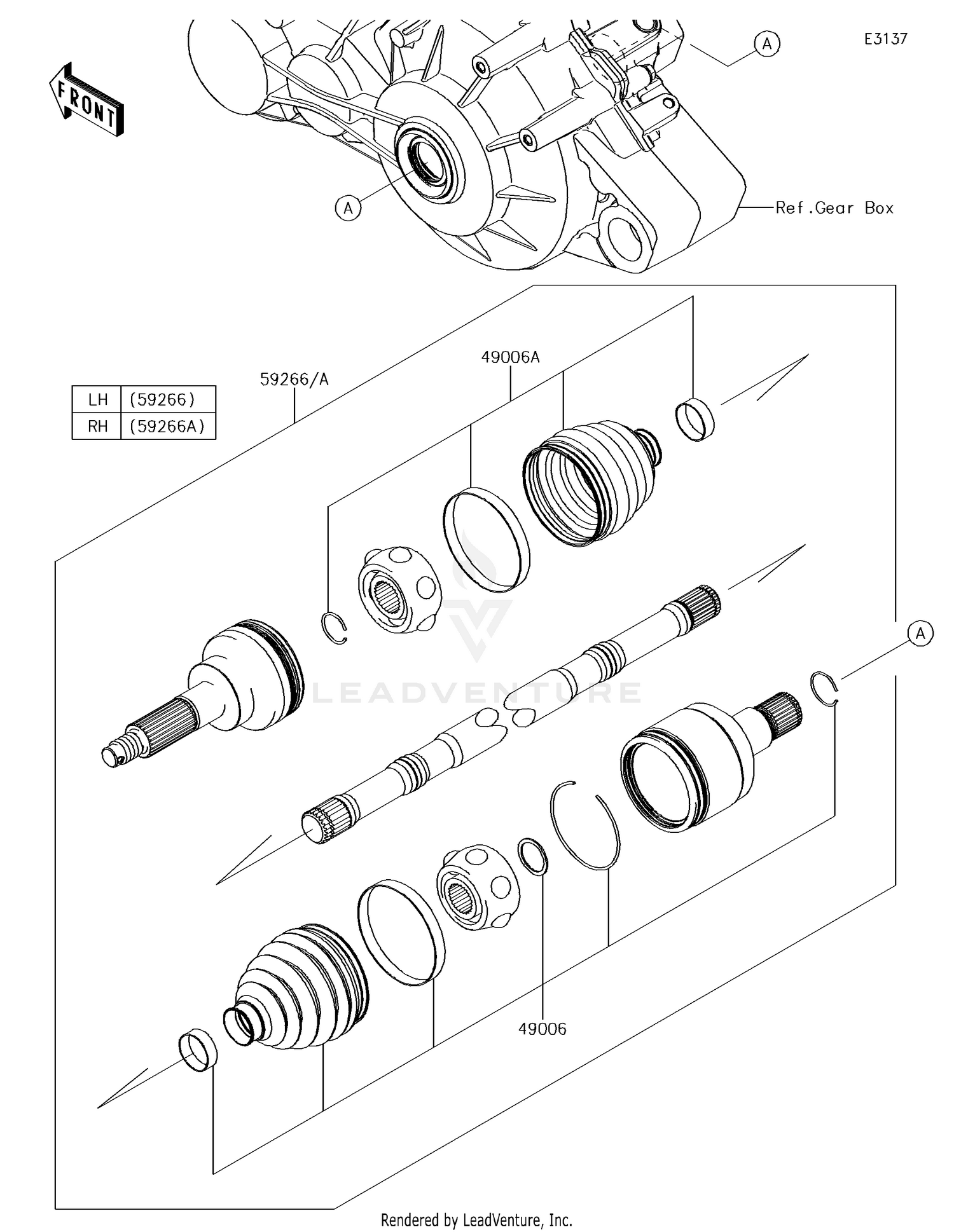 Drive Shaft-Rear