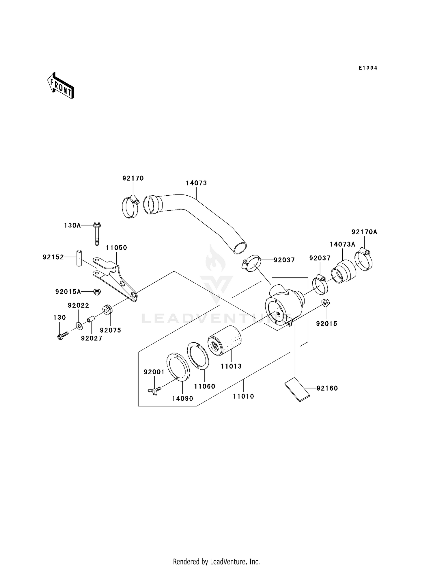AIR CLEANER-BELT CONVERTER