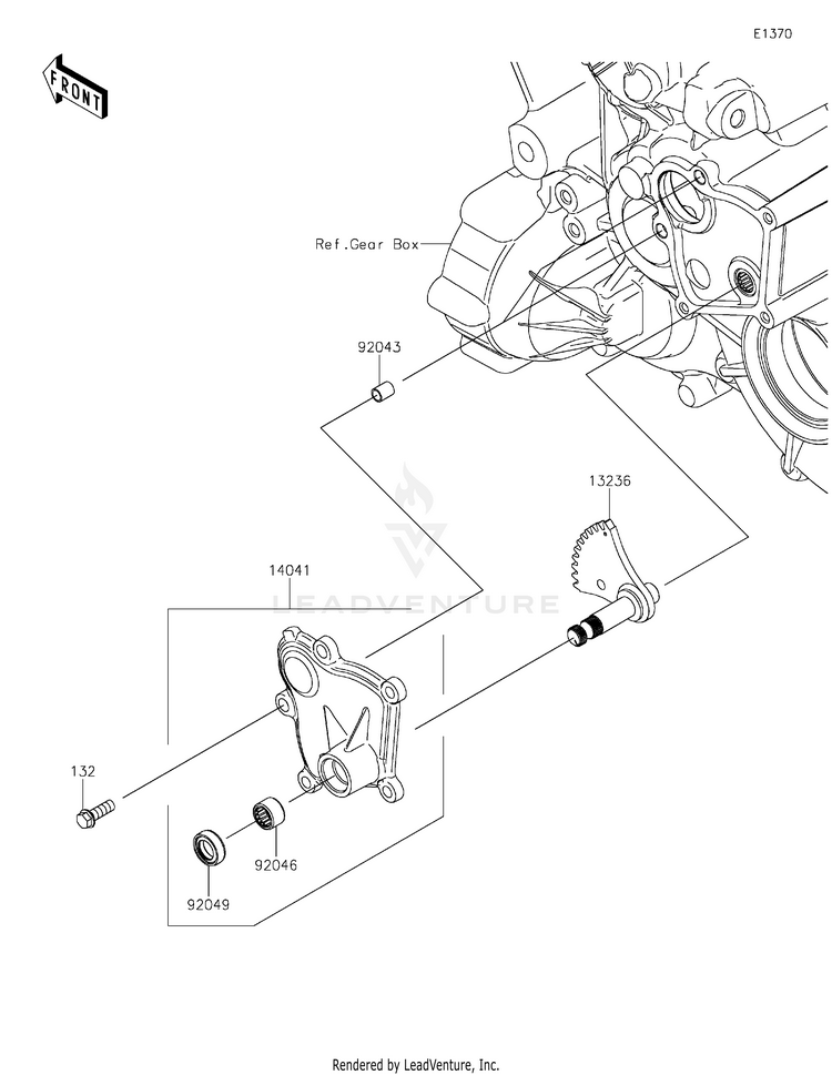 Gear Change Mechanism Schematic