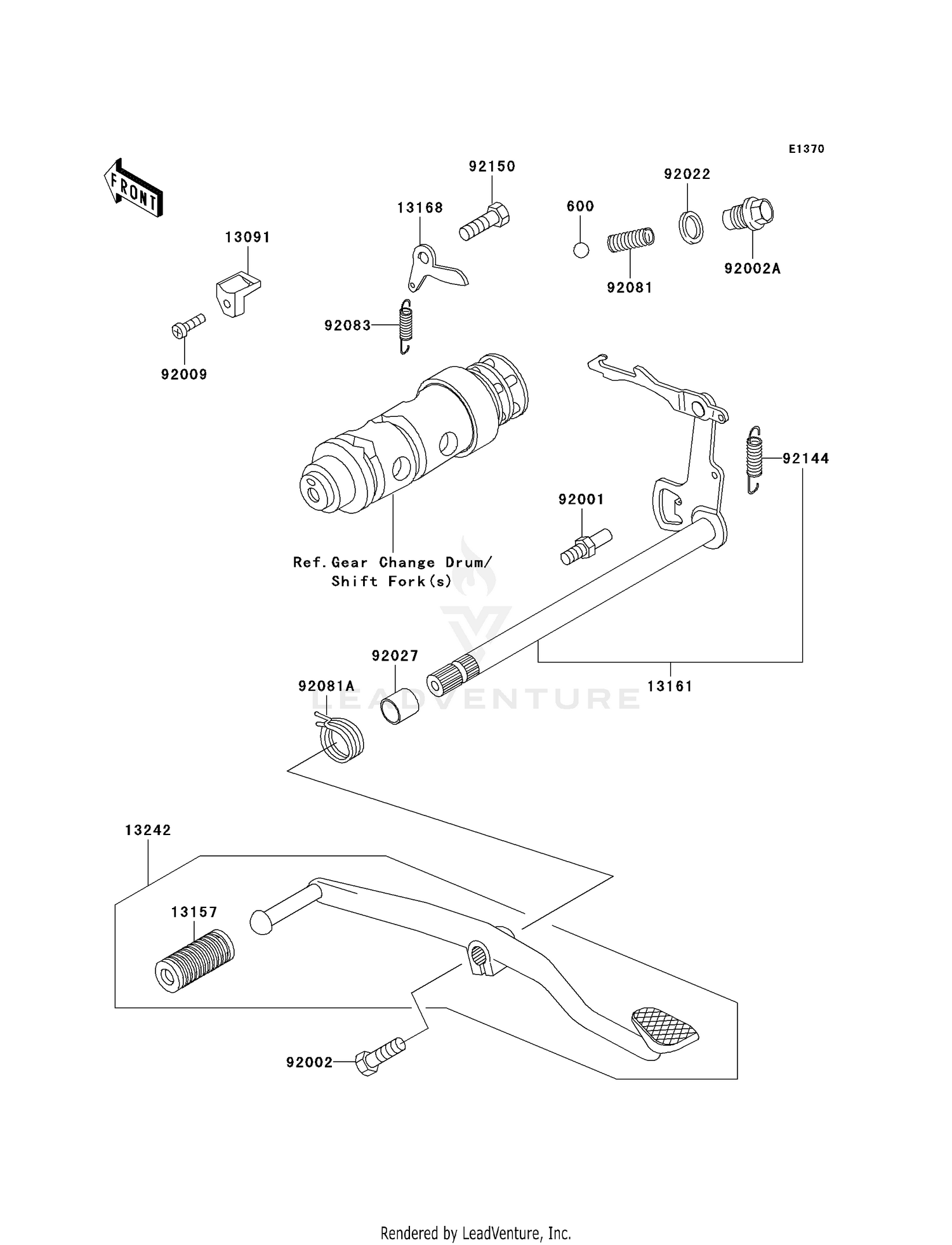 GEAR CHANGE MECHANISM