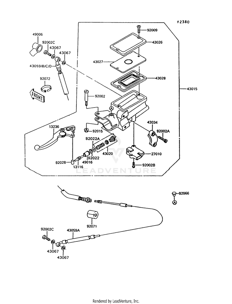Clutch Master Cylinder Schematic