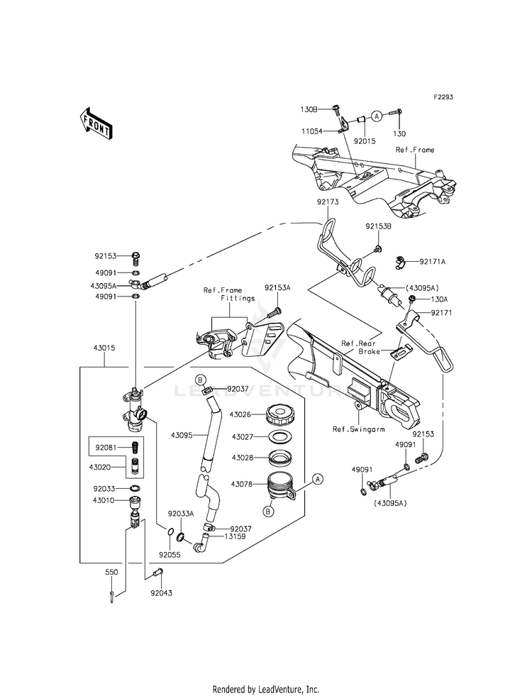 Rear Master Cylinder Schematic