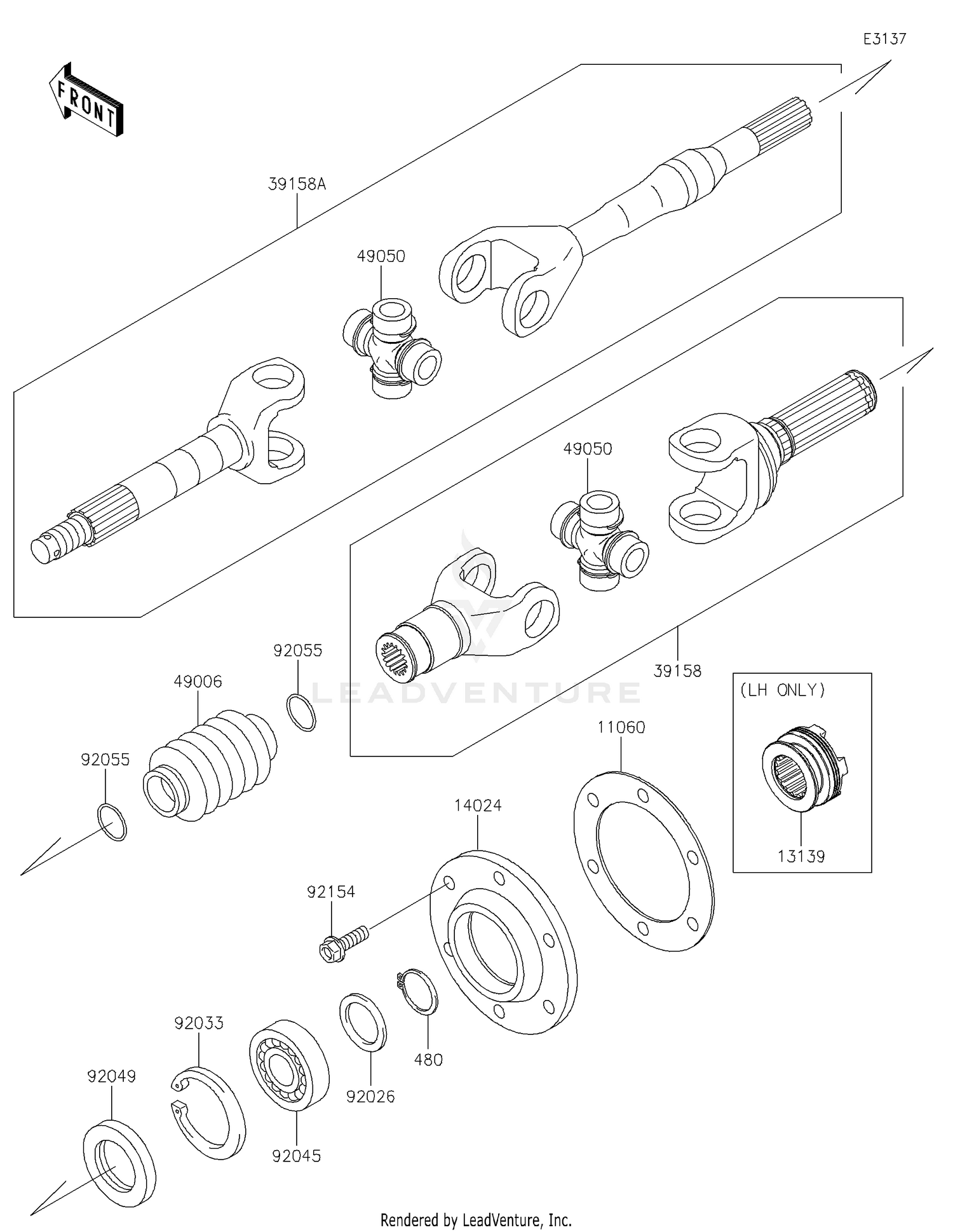 Drive Shaft-Rear