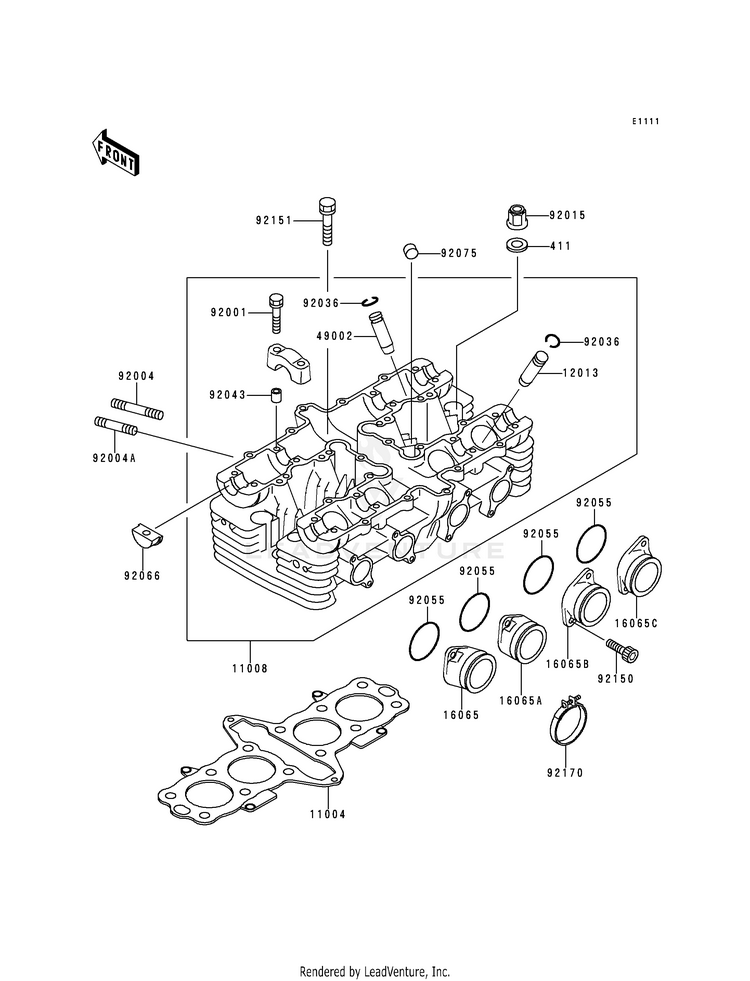 Cylinder Head Schematic