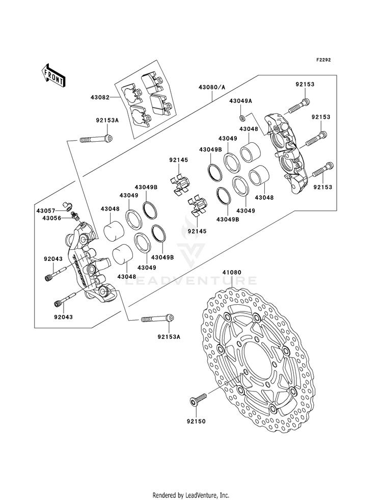 Front Brake Schematic