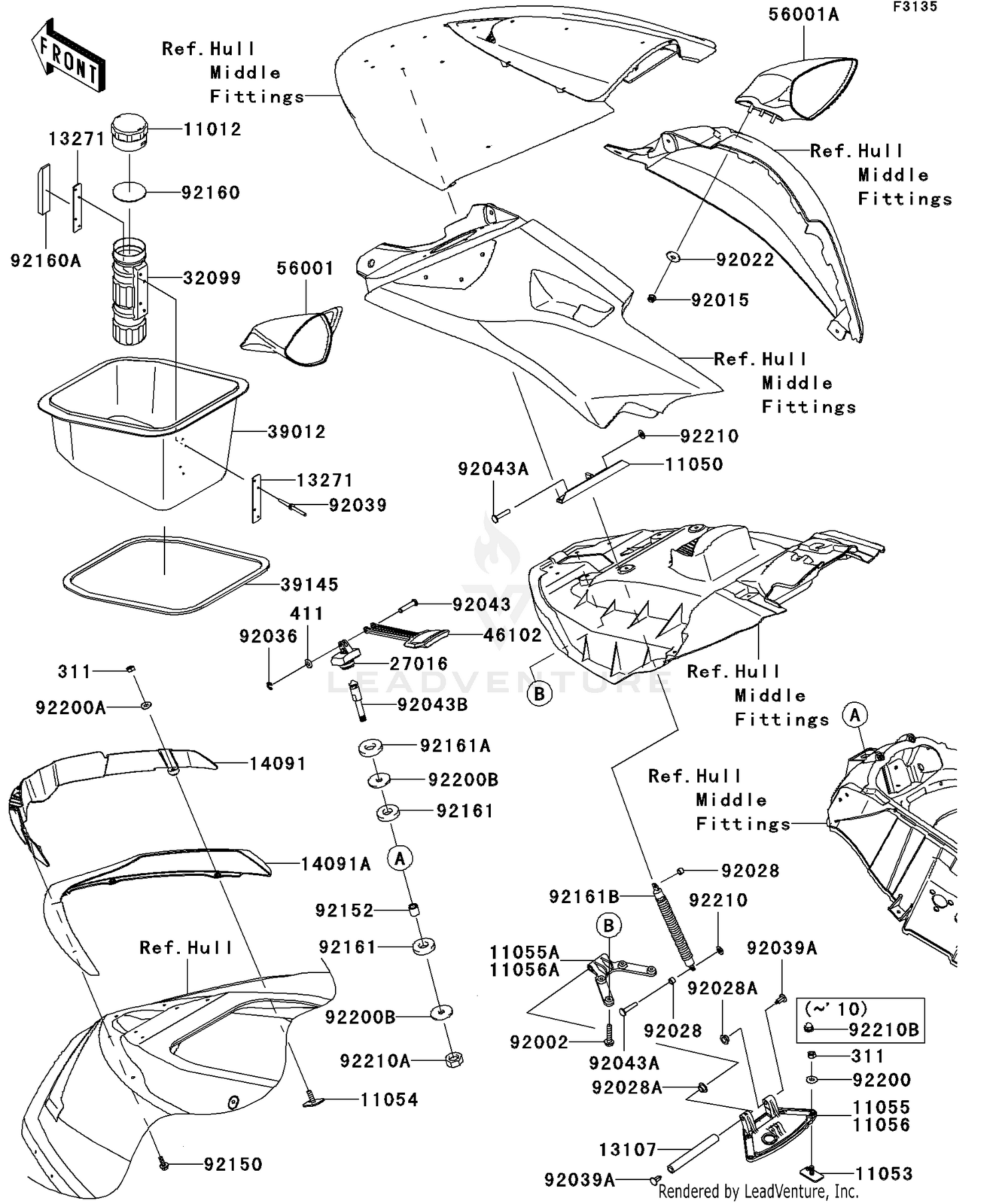 Hull Front Fittings