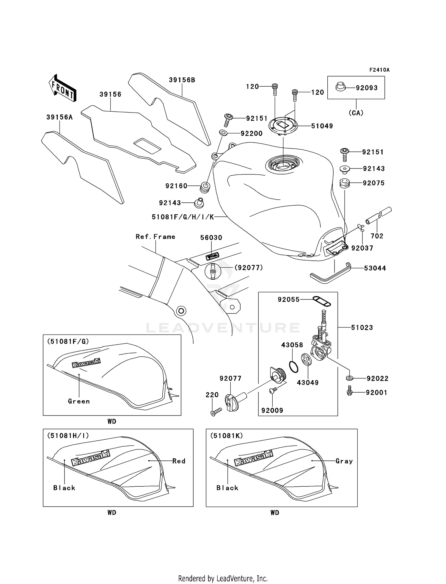 FUEL TANK (ZX900-E2)