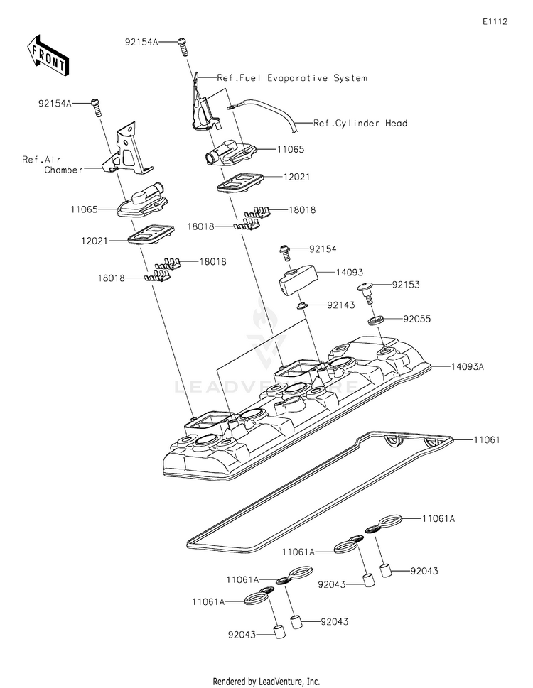 Cylinder Head Cover Schematic