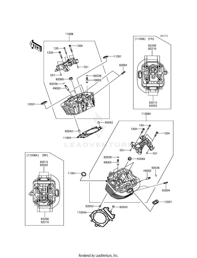 Cylinder Head Schematic