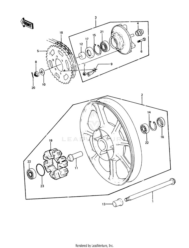 Rear Hub Schematic