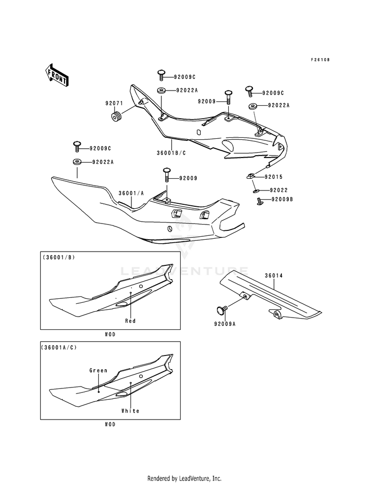 Side Covers/Chain Cover (Zx600-F3) Schematic
