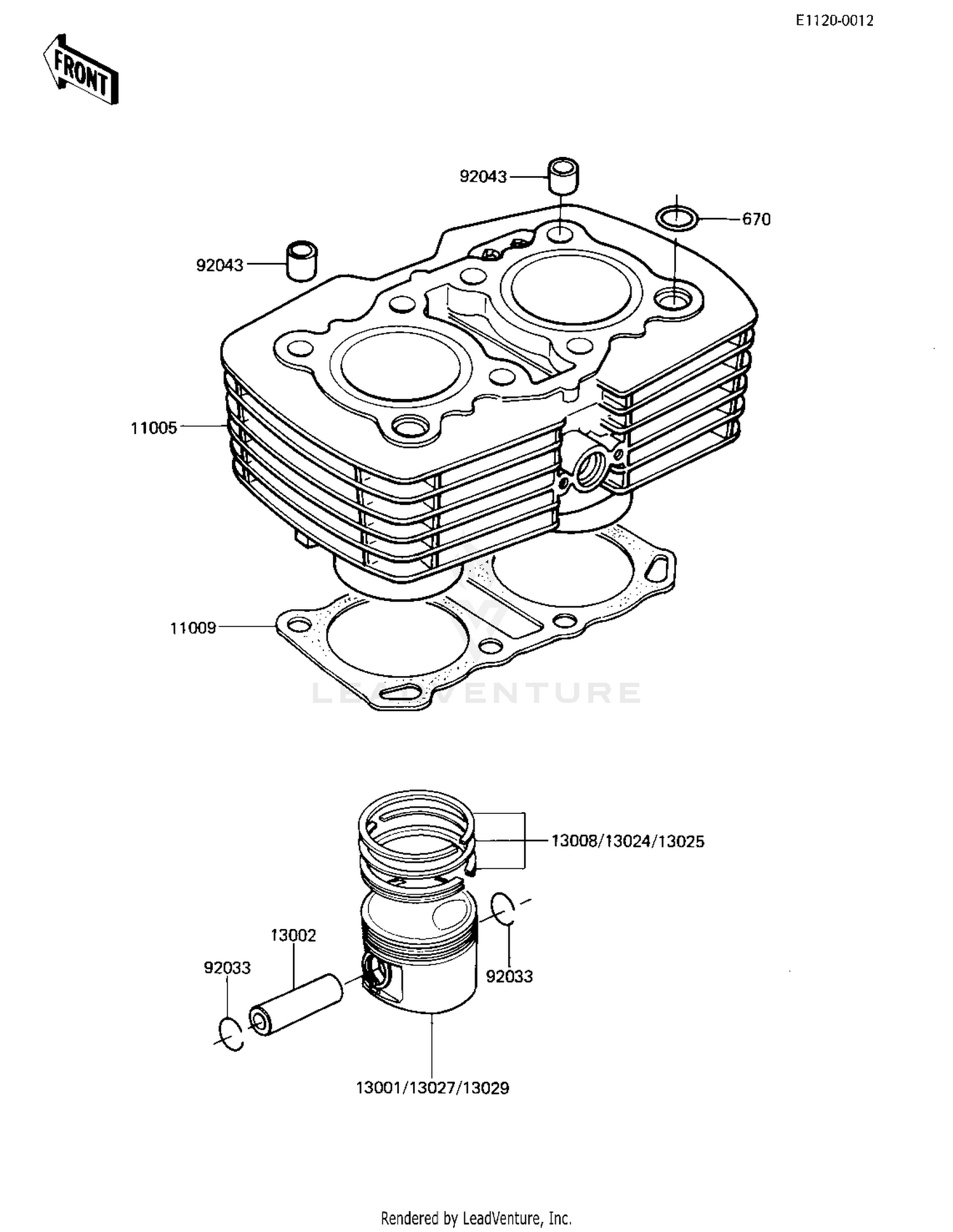 CYLINDER/PISTONS