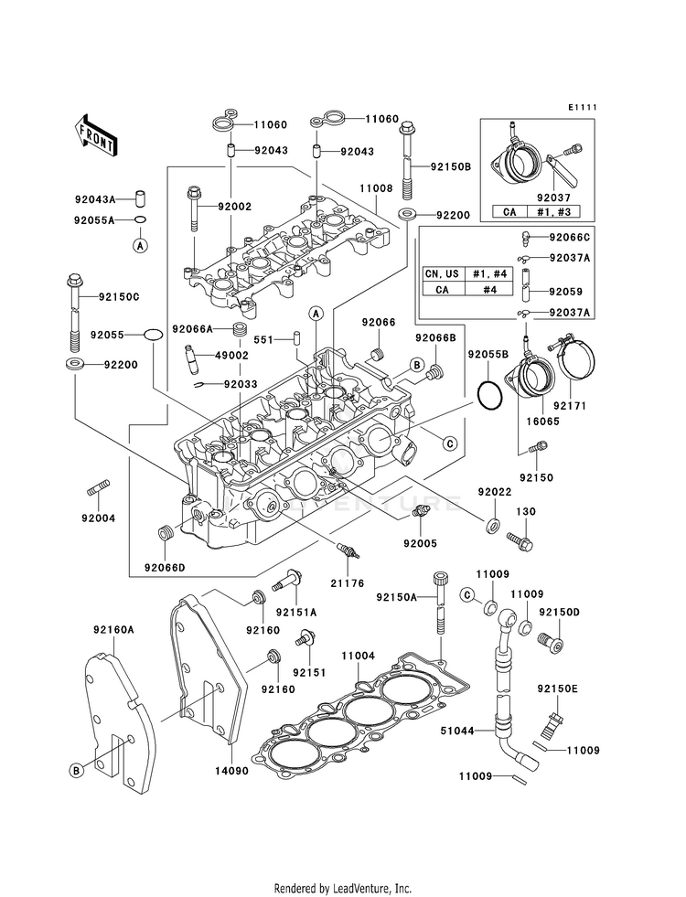 Cylinder Head Schematic