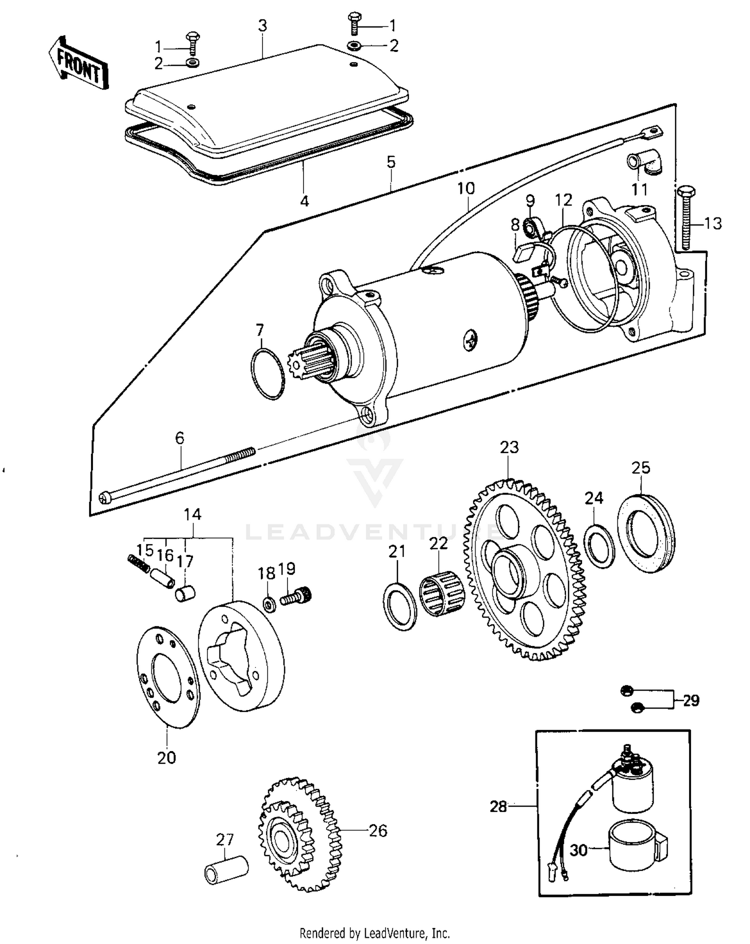STARTER MOTOR/STARTER CLUTCH