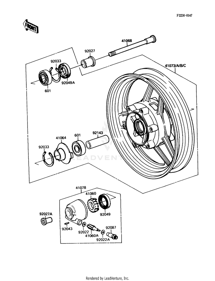 Front Wheel Schematic