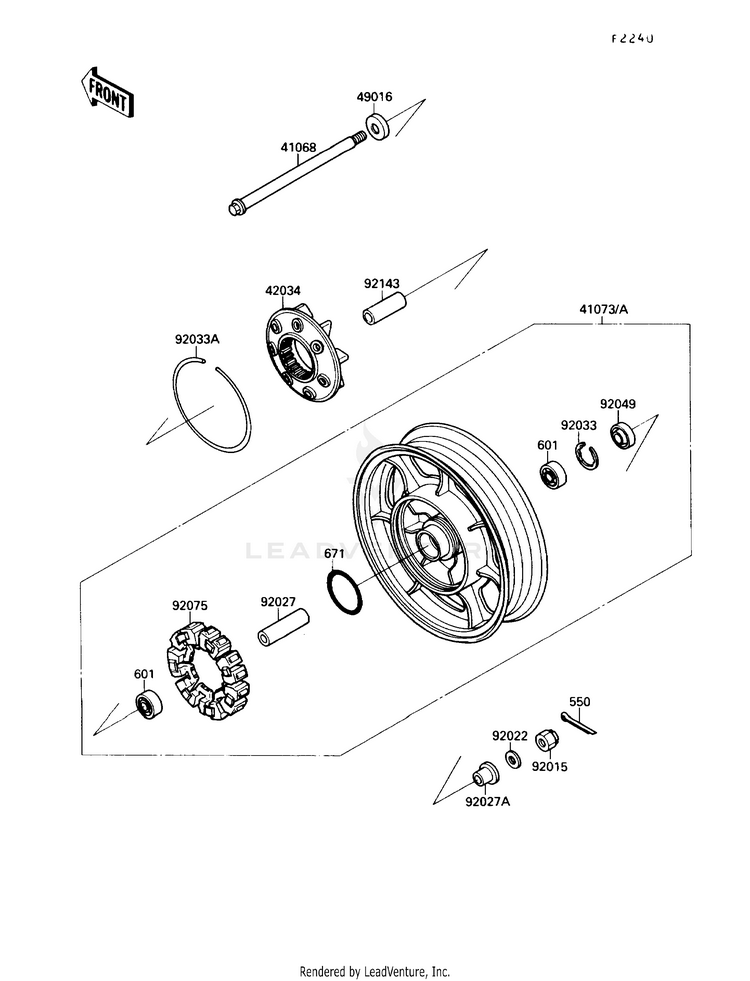 Rear Hub Schematic