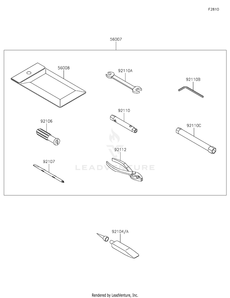 Owner's Tools KL650HNFAL KLR650 Adventure (2022) Schematic