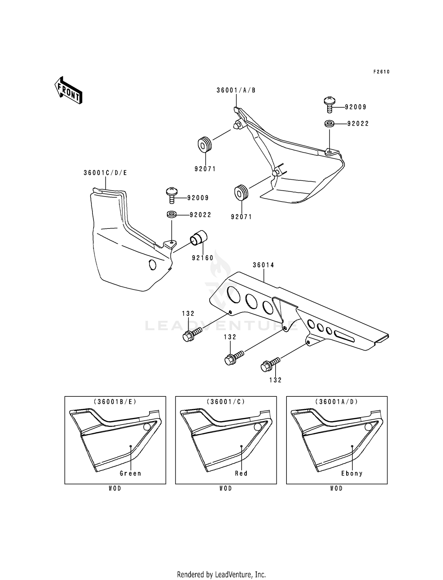 SIDE COVERS/CHAIN COVER