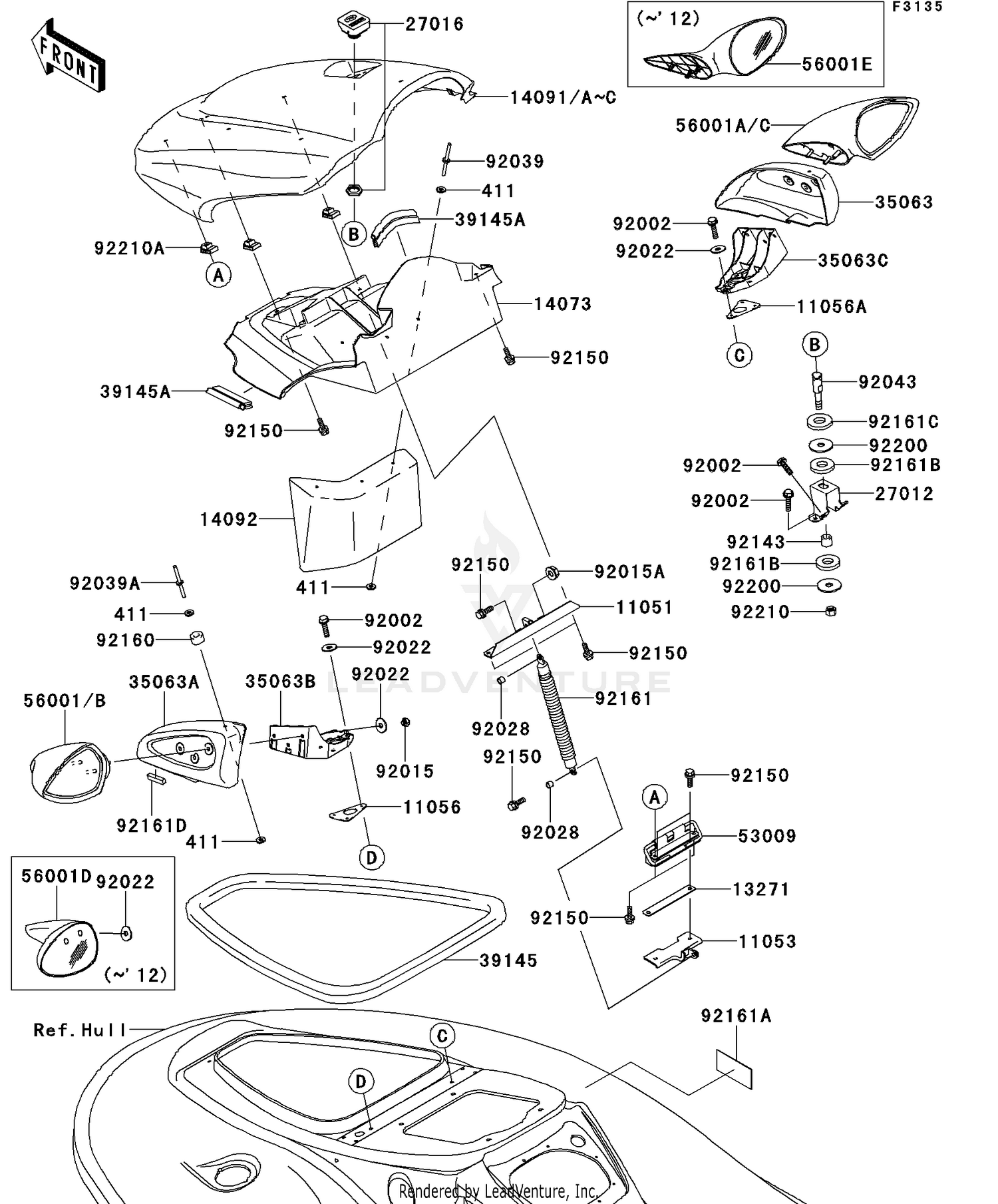 Hull Front Fittings