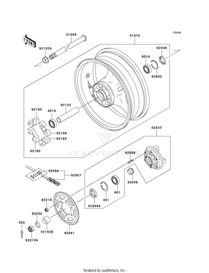 Rear Wheel/chain Schematic