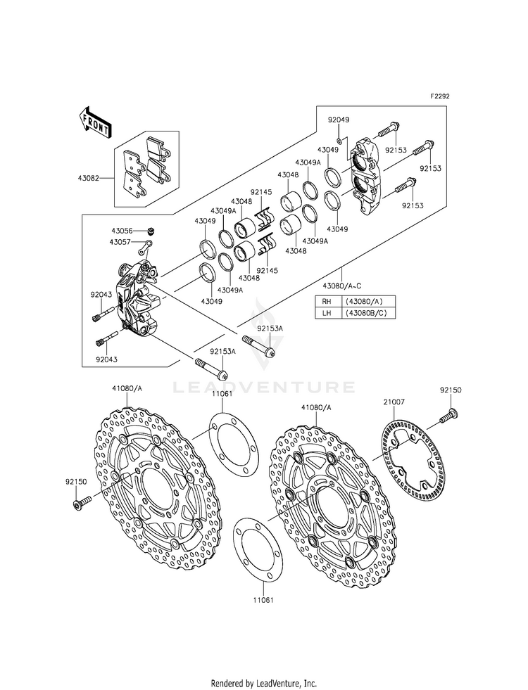 Front Brake Schematic