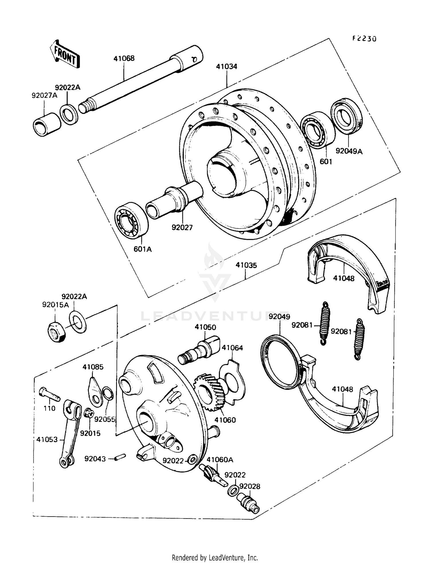 FRONT HUB